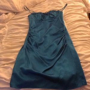 Turquoise party dress
